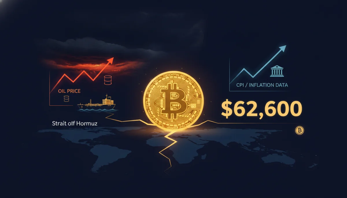 Oil Shock and Fed Fears: Why Bitcoin Stalls at $62,600