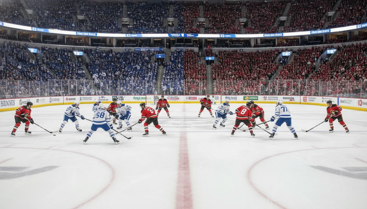 Split-Squad Hockey Sets Up a Double Rivalry Night